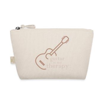 Gitarre Therapie lustig Sprüche Symbol Klassik - Bio-Täschchen - Natur - Vorne