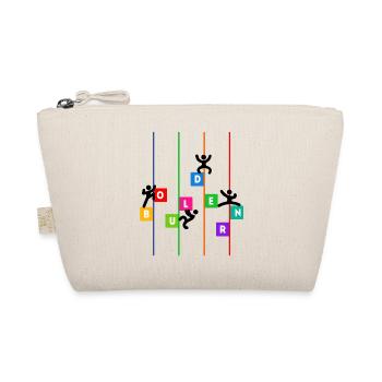 Bouldering Climbing Mountaineering Funny saying Sport - Organic Pouch - nature - Front