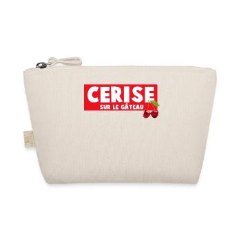 Cerisier Sur Le Gâteau Impression Humoristique - Trousse biologique - nature - Devant