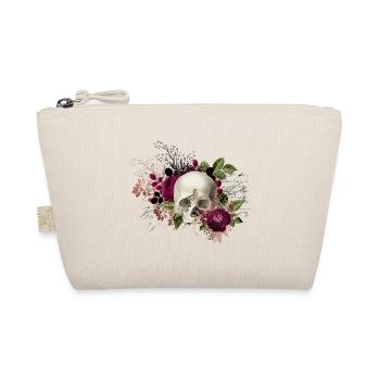 Skull Flowers Skull Skull Death Floral Gift - Organic Pouch - nature - Front