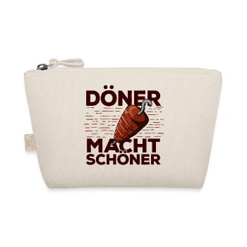 Döner Schöner Lustig Witzig Spruch Kebab Kebap - Bio-Täschchen - Natur - Vorne