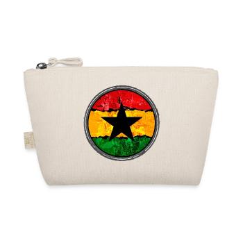 Rasta  mit Stern - Bio-Täschchen - Natur - Vorne