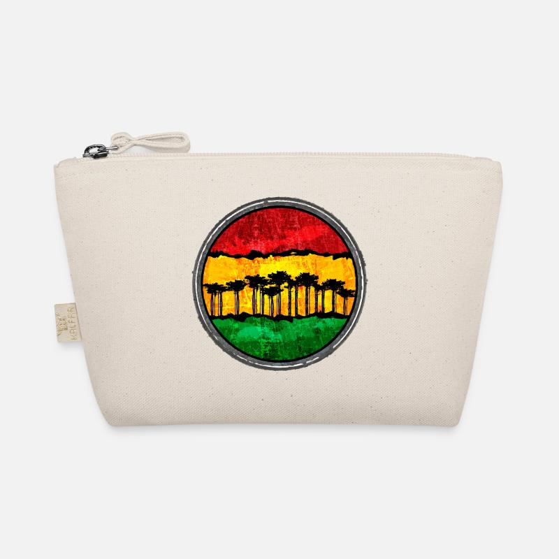 Coucher de soleil africain avec motif reggae Trousse biologique