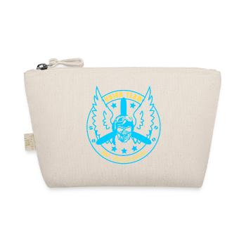 ut mr adrenaline yellow blue - Organic Pouch - nature - Front
