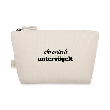 Chronisch Untervögelt Single Malle Party Geschenk - Bio-Täschchen - Natur - Vorne
