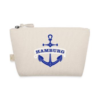 Hamburg mit Anker / anchor theme (2c) - Organic Pouch - nature - Front
