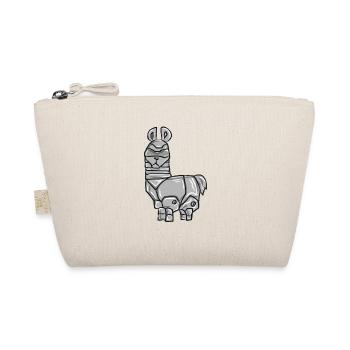 Robo Lama - Organic Pouch - nature - Front