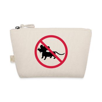 verboten schild zone keine maus symbol maeuschen s - Bio-Täschchen - Natur - Vorne