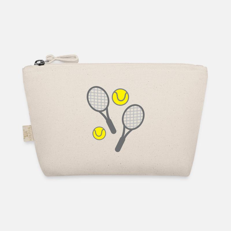 Tennisschläger und Bälle Bio-Täschchen