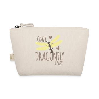 Crazy dragonfly lady - Organic Pouch - nature - Front
