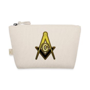 Freemason Compass Gold Rust - Organic Pouch - nature - Front
