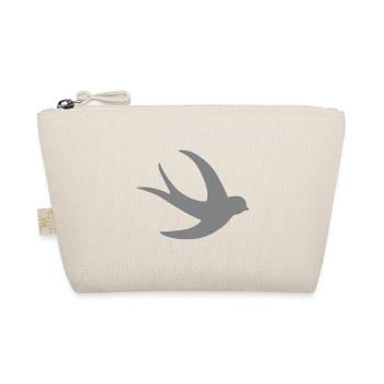 oiseau hirondelle volant unique en gris - Trousse biologique - nature - Devant