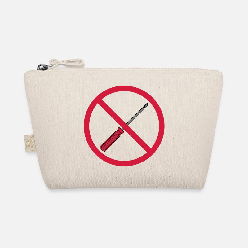 no screwdrivers forbidden sign mech Organic Pouch