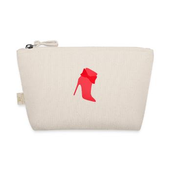 High heels. Shopping. Ladies. funny gift. - Organic Pouch - nature - Front