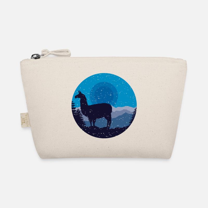Llama in the moonlight Organic Pouch