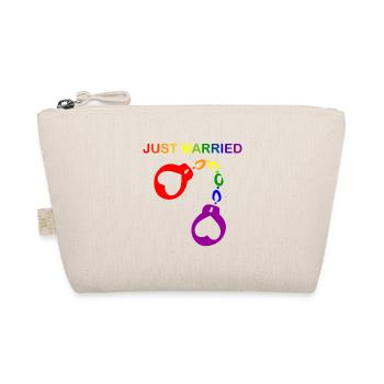Just married Homosexuell Heirat - Bio-Täschchen - Natur - Vorne