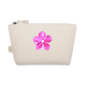 Flower hippie - Organic Pouch - nature - Front