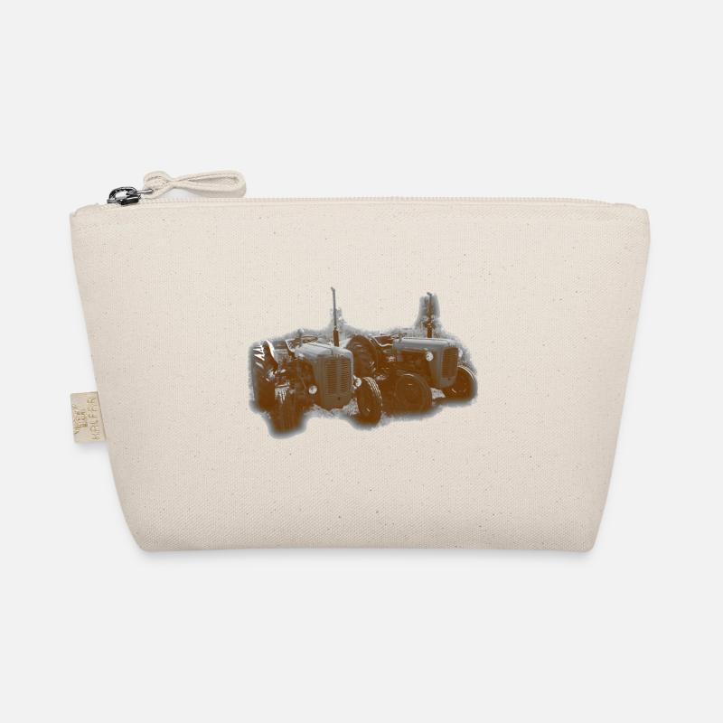 Tracteurs vintage orange rouille Trousse biologique