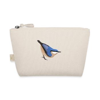 jz.birds nuthatch bird design - Organic Pouch - nature - Front