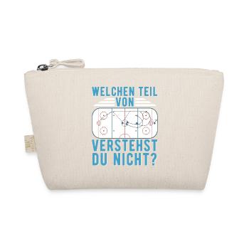 Eishockey | Eishockey Spieler Sport Geschenkideen - Bio-Täschchen - Natur - Vorne