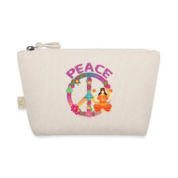 Hippie Peace Sign | Hippies clothing gifts - Organic Pouch - nature - Front