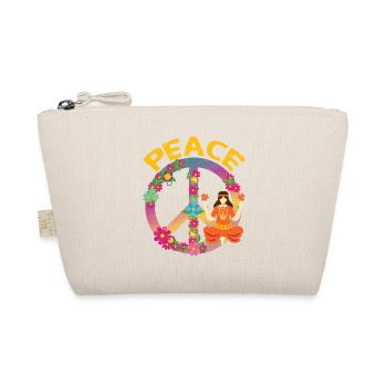 Hippie Peace | Namaste Hippies Peace Gifts - Organic Pouch - nature - Front