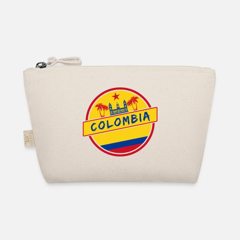 Colombia design with national flag Organic Pouch