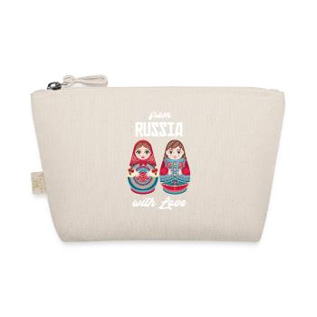 Russia Matryoshka USSR Russia Doll Gift - Organic Pouch - nature - Front