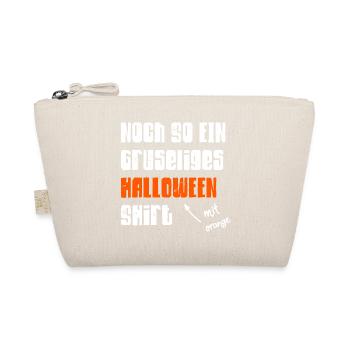 Halloween Shirt Gruselig Spruch Lustig Geschenk - Bio-Täschchen - Natur - Vorne