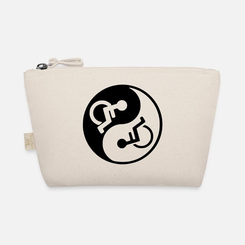 Rollstuhl Yin und Yang Symbol Bild # Bio-Täschchen