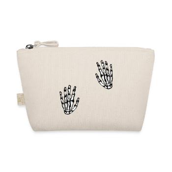 skeleton hands - Organic Pouch - nature - Front