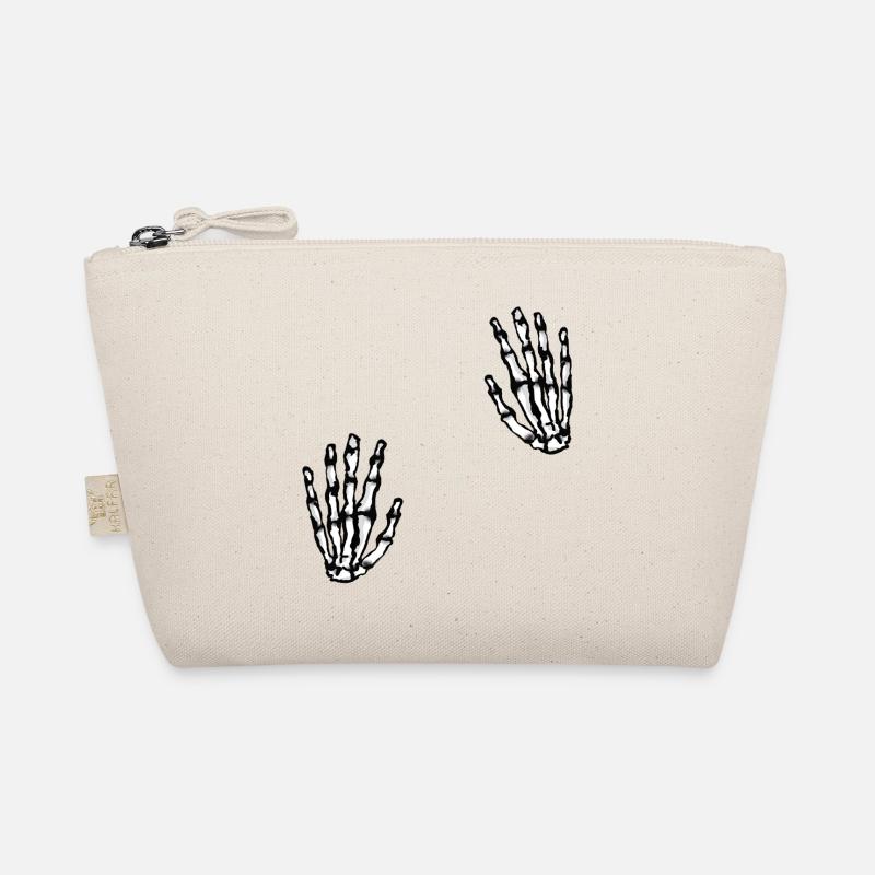 skeleton hands Organic Pouch