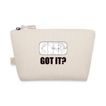 Eishockey | Sport Eishockey Spieler Fan Geschenke - Bio-Täschchen - Natur - Vorne