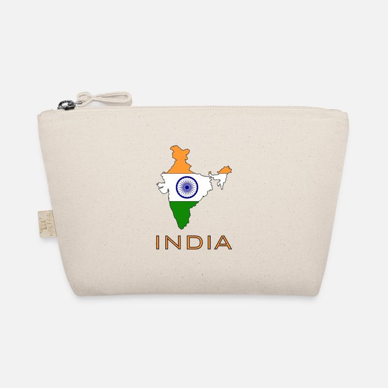 Indien-Logo - Bio-Täschchen - Natur