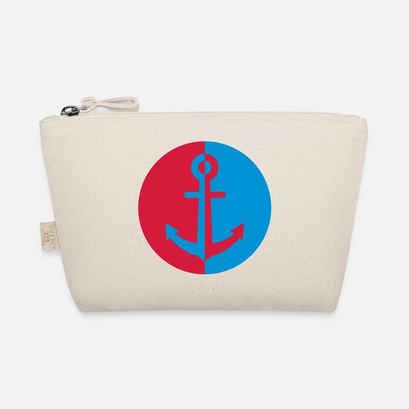 Seemann / Boot / Marine / Meer / Fischer - Bio-Täschchen - Natur
