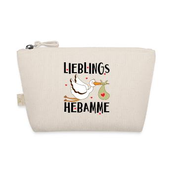 Lieblings Hebamme Hebammen Geburtshelfer Geschenke - Bio-Täschchen - Natur - Vorne