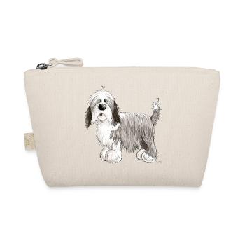Der Bearded Collie - Bio-Täschchen - Natur - Vorne