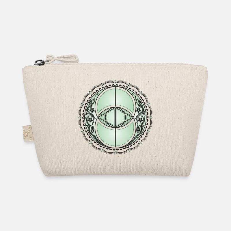 Vesica Piscis, Chalice Well, Avalon, magic, celtic Organic Pouch