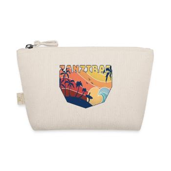Surfer Design / Geschenk - Bio-Täschchen - Natur - Vorne