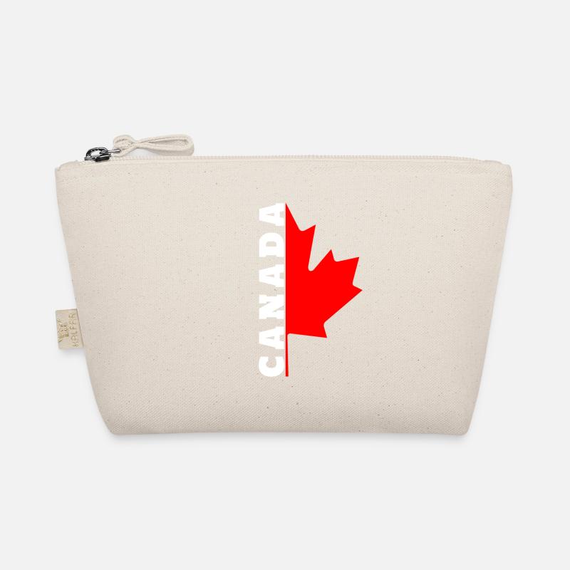 J'aime le design canadien avec feuille d'érable / cadeau Trousse biologique