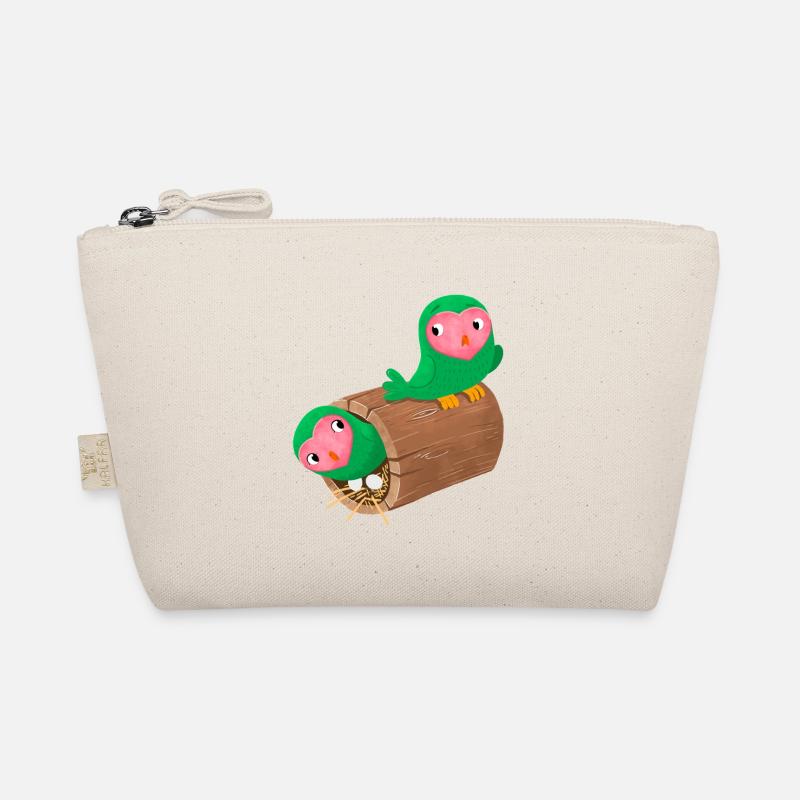 Nidification oiseaux de visage de pêche dans un journal Trousse biologique