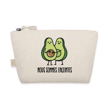 Nous sommes enceintes (avocat) - Trousse biologique - nature - Devant