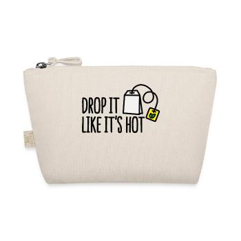 Drop it likes it's hot - Organic Pouch - nature - Front