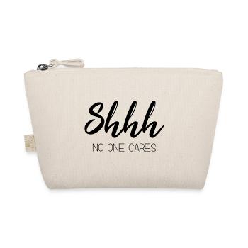 words funny text quote & gift idea - Organic Pouch - nature - Front
