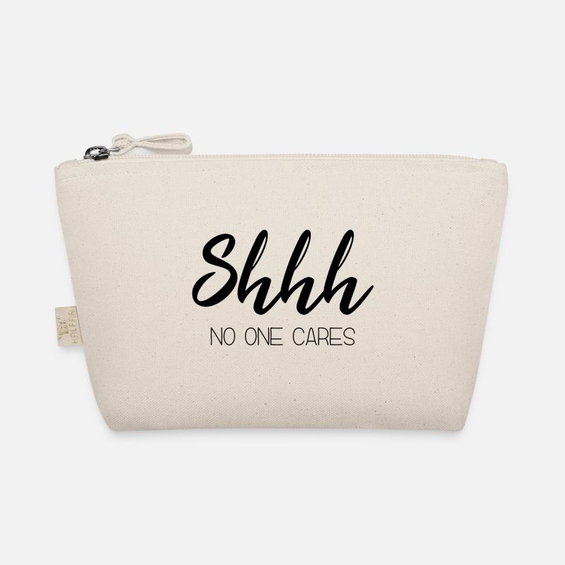 words funny text quote & gift idea Organic Pouch