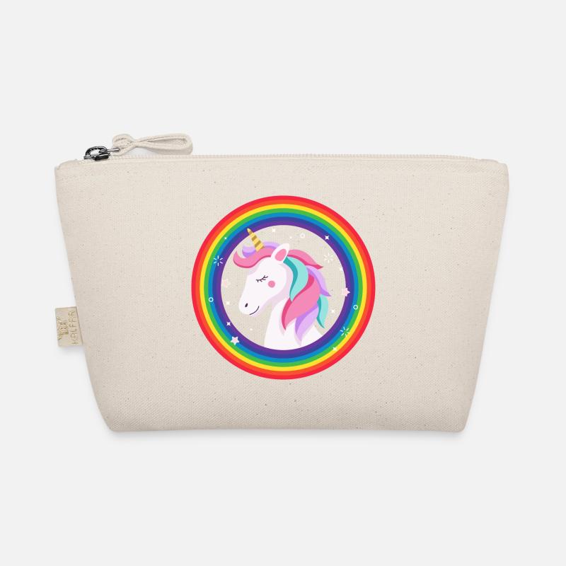 Regenbogen-Einhorn Bio-Täschchen