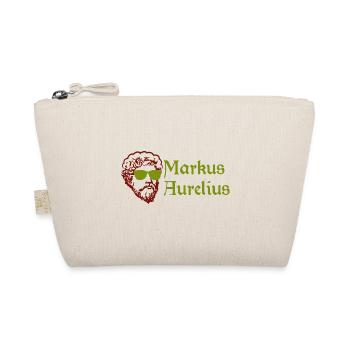 Stoic Marcus Aurelius Stoicism Funny Gift - Organic Pouch - nature - Front