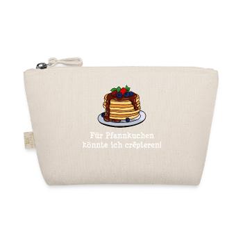 Pfannkuchen Crepes Palatschinken Lustig Sprüche - Bio-Täschchen - Natur - Vorne