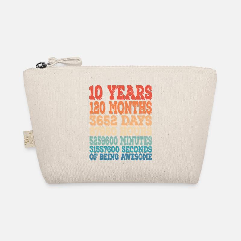 10 Years 120 Months 3652 Days 87660 Hours 5259600 Organic Pouch