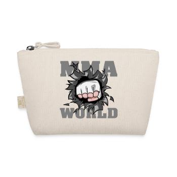 MMA fist symbol martial arts illustration icon logo - Organic Pouch - nature - Front